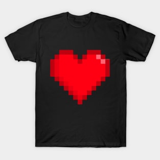 Best Valentine Day For Gamer Heart Play Video Games Shirt For Mens Women And Boys Girls T-Shirt